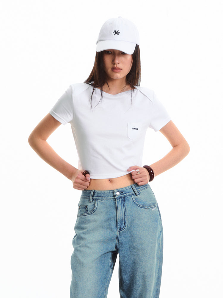 Regular Shoulder Short Sleeve T-shirt