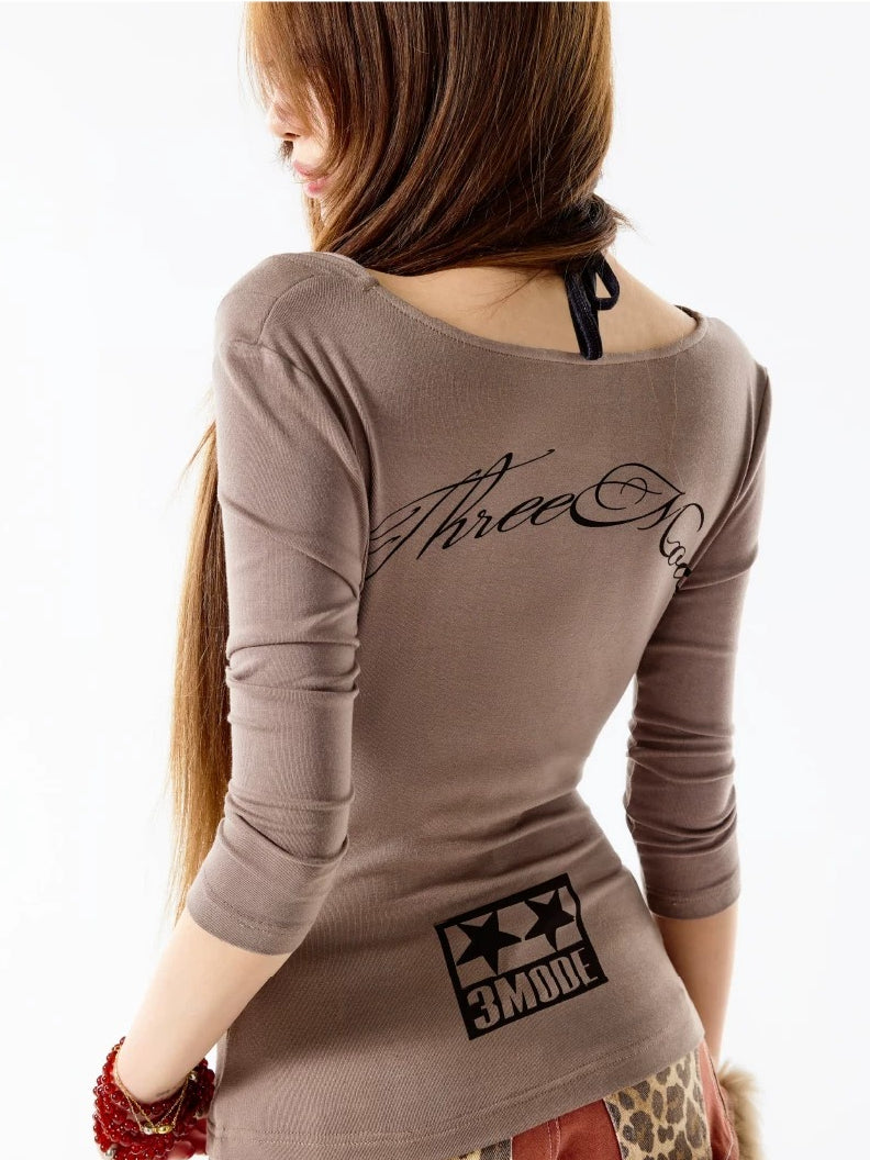 Graphic Long Sleeve Top