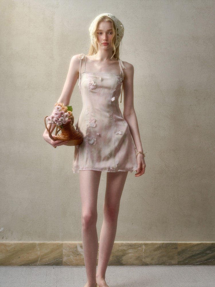 Romantic Moments in Pastel Island Long and Short Dress