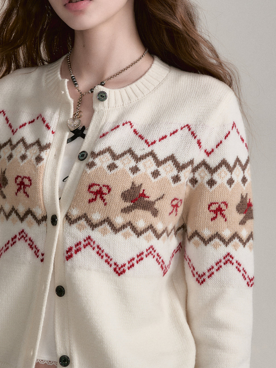 Fair Isle Dog Cardigan