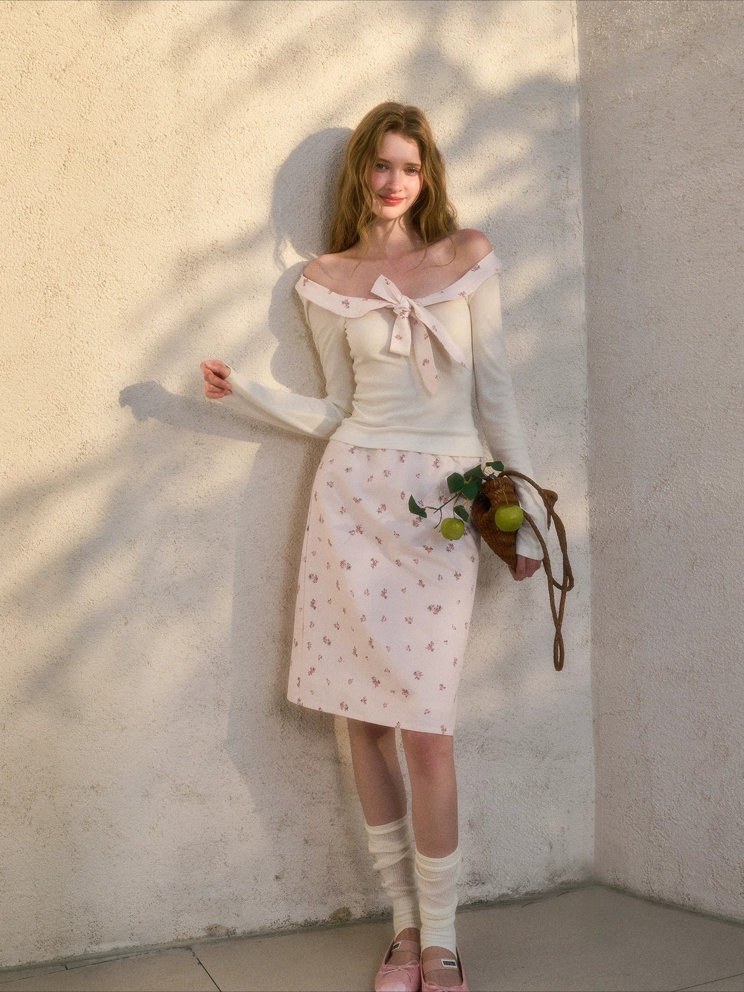 Bow Tie Knit Top