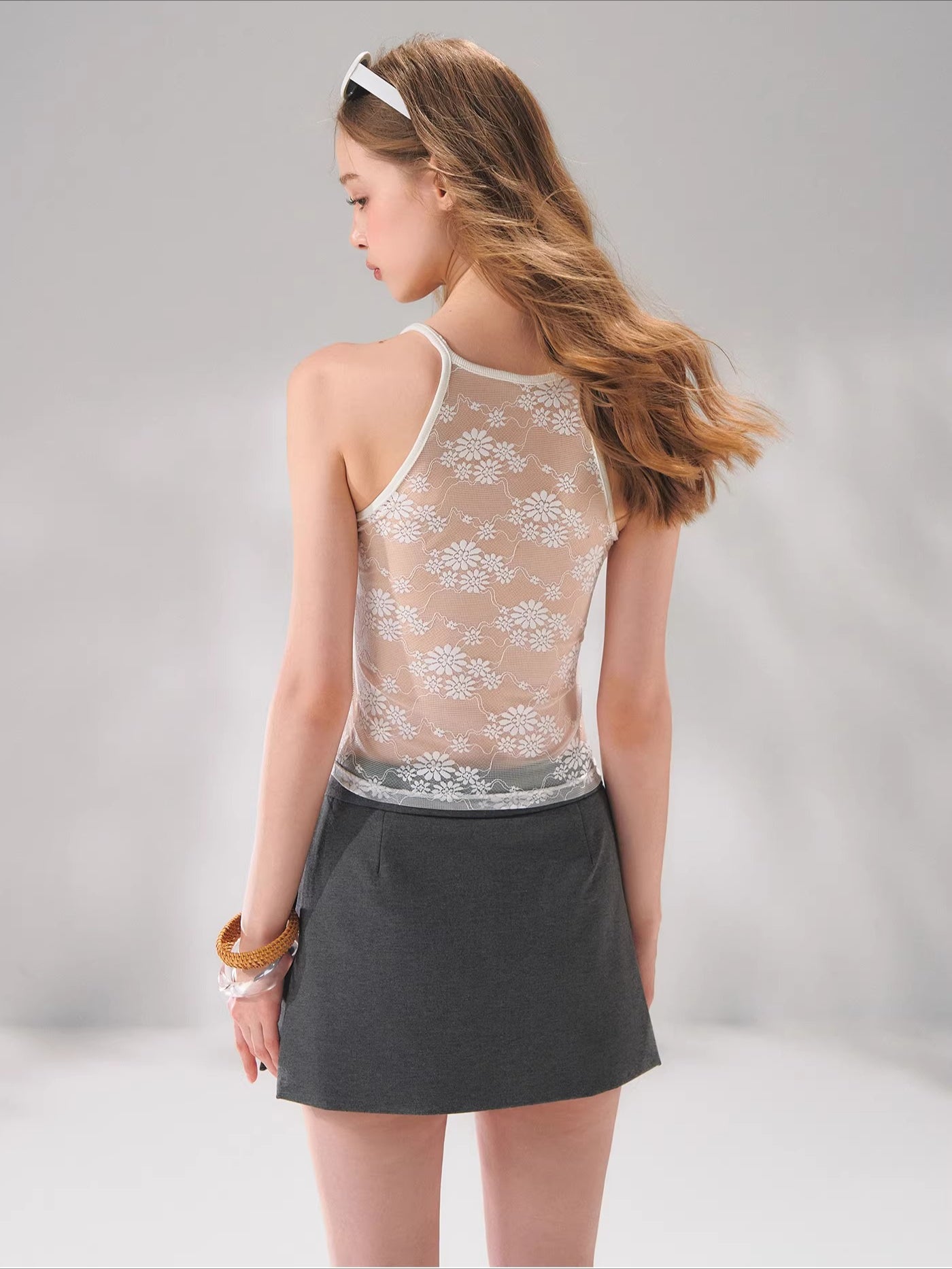 Lace Back Padded Camisole