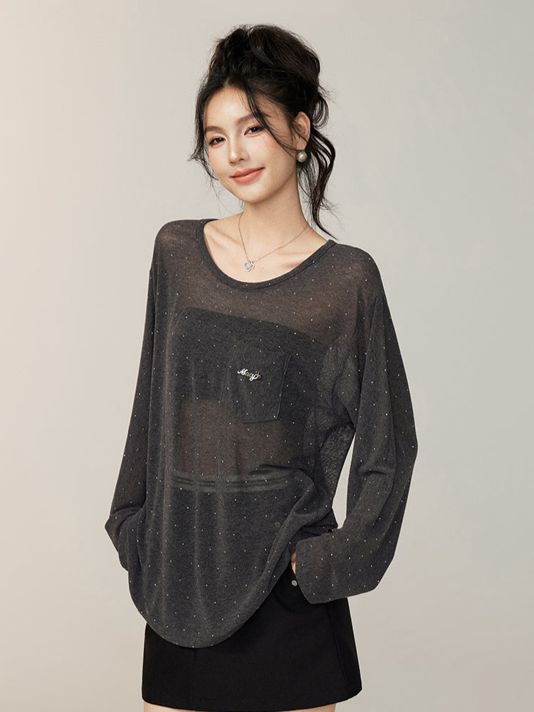 Bowknot Sun-protection T-shirt
