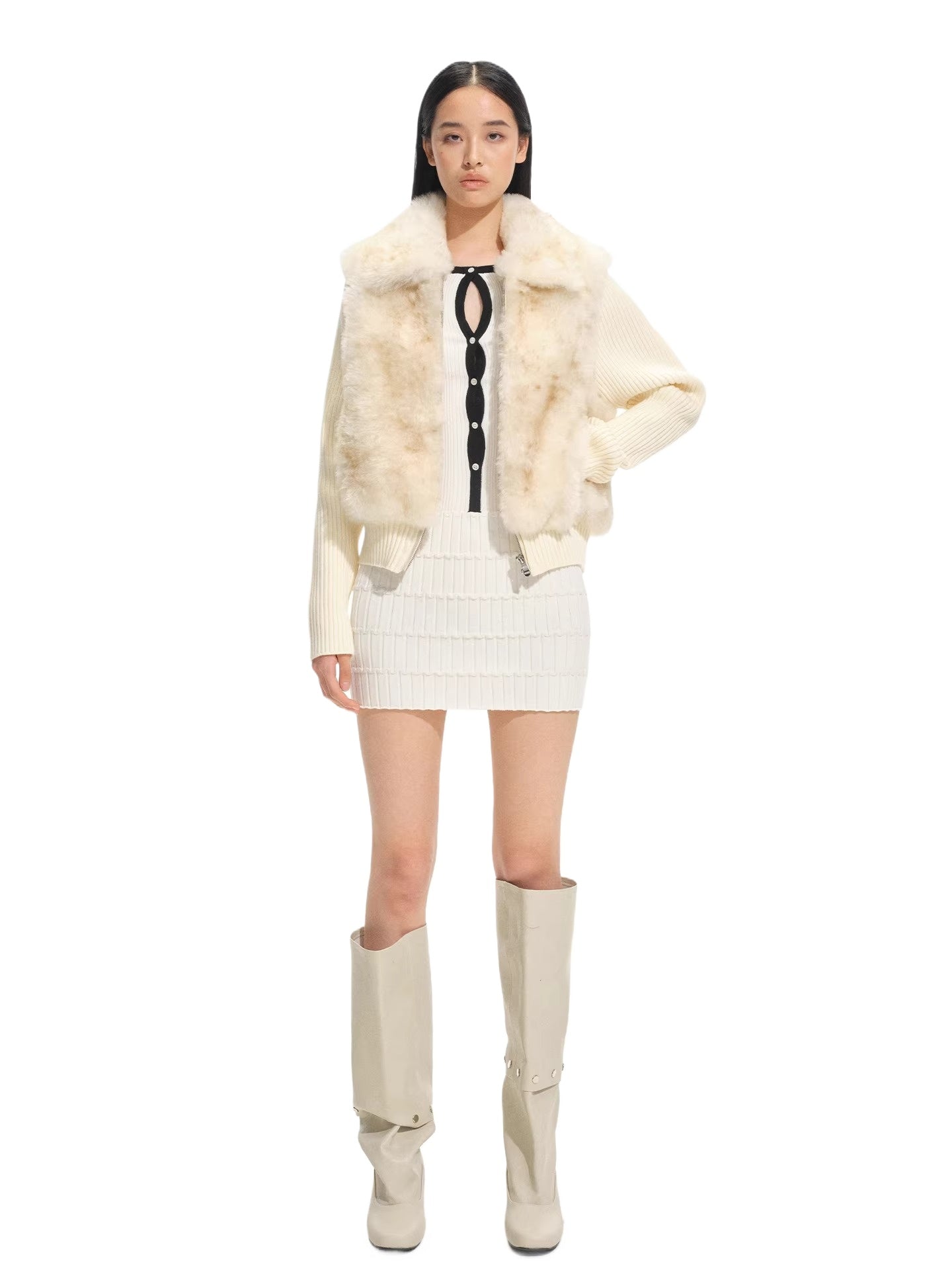 Tuileries Cutout Knit Dress