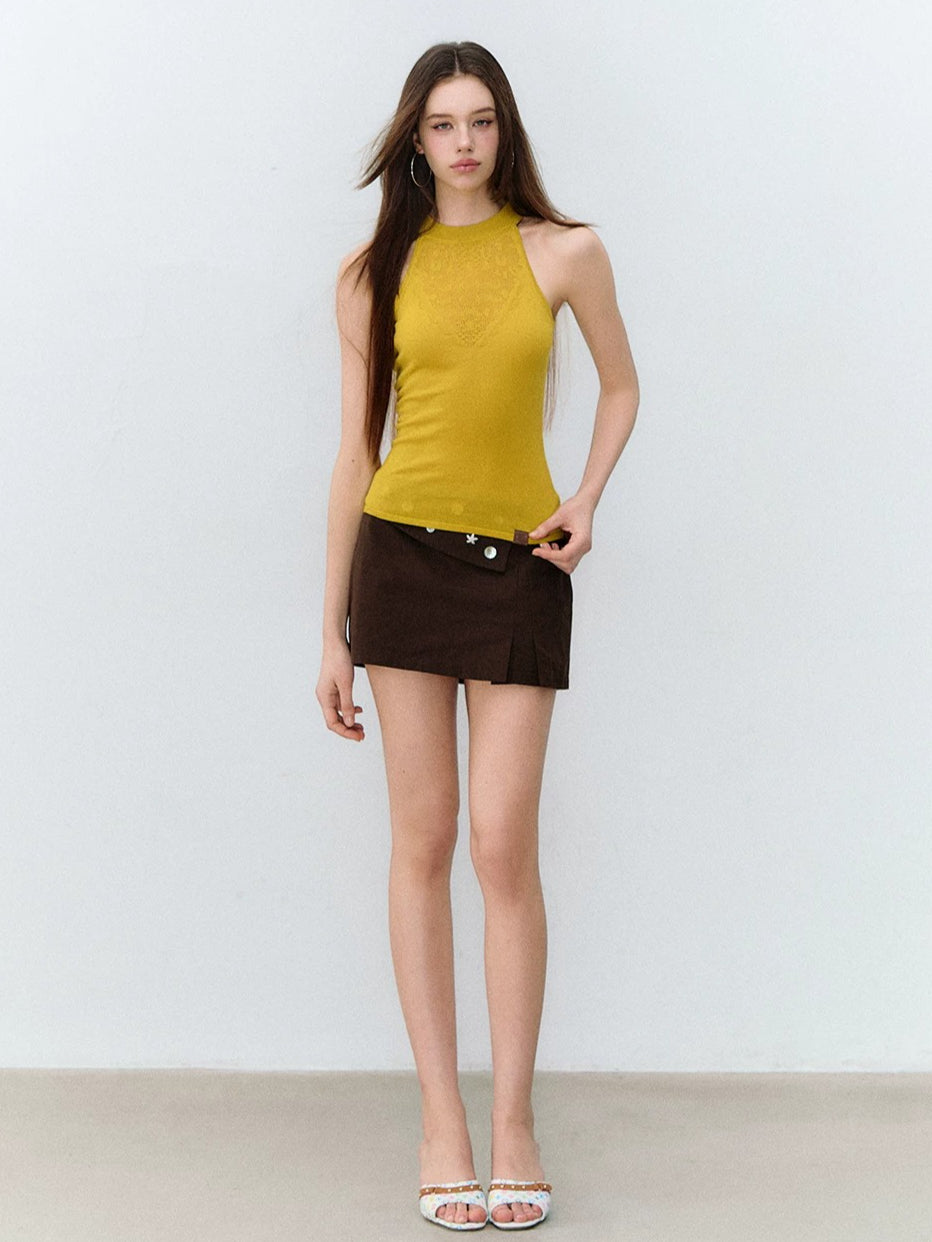 Starfall Shell Mini Skirt