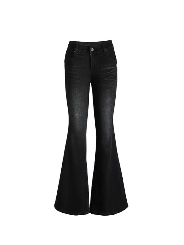 Skins Low-rise Micro Flare Denim Pants