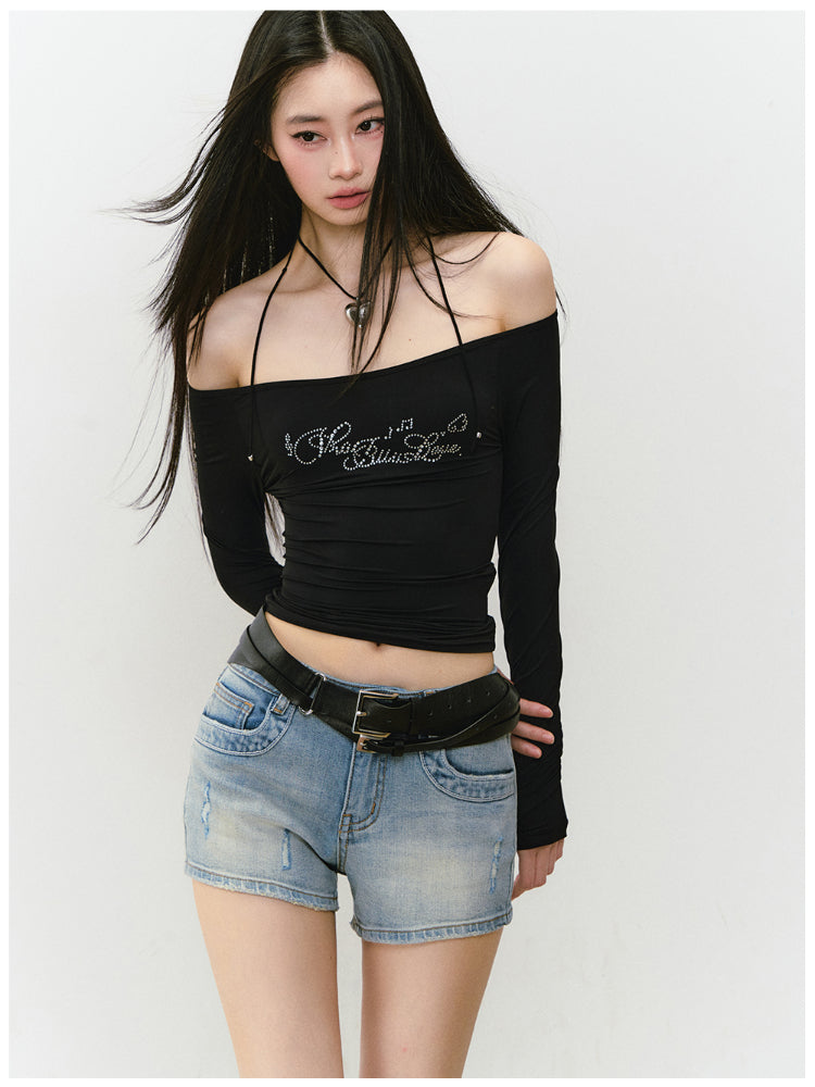 One-shoulder Skin-friendly Top