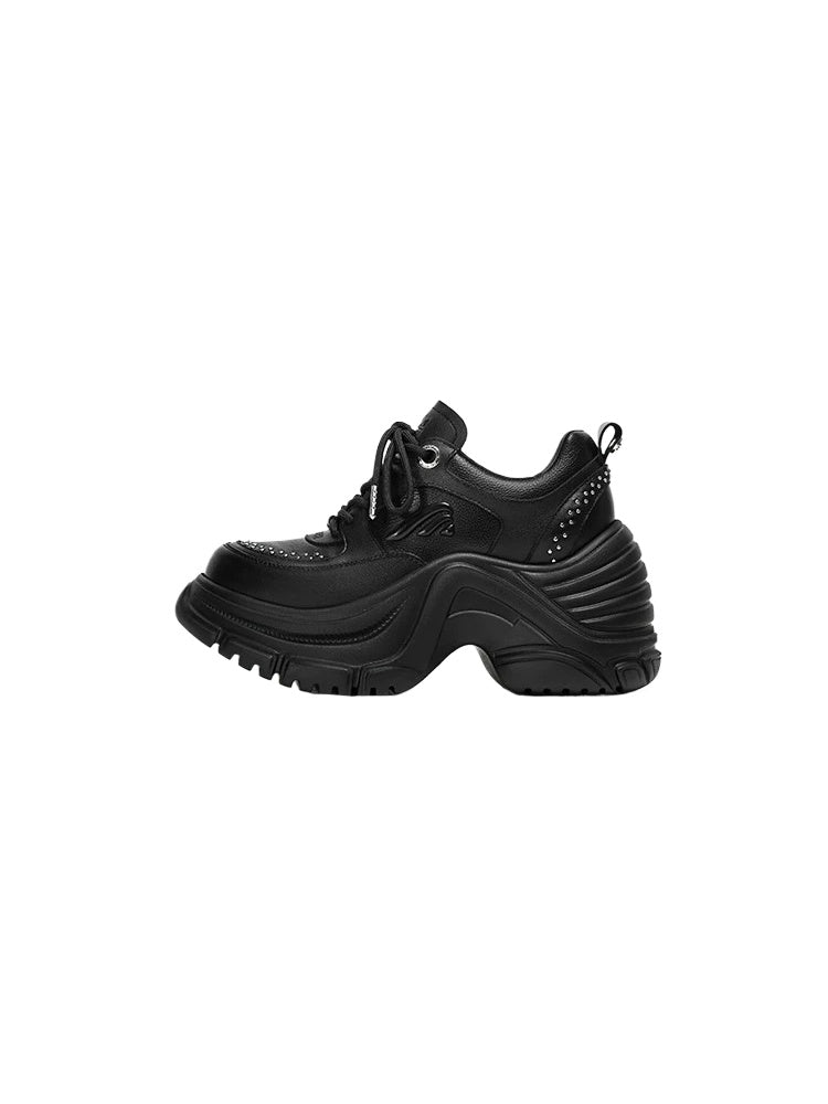 Black Clunky Sneaker