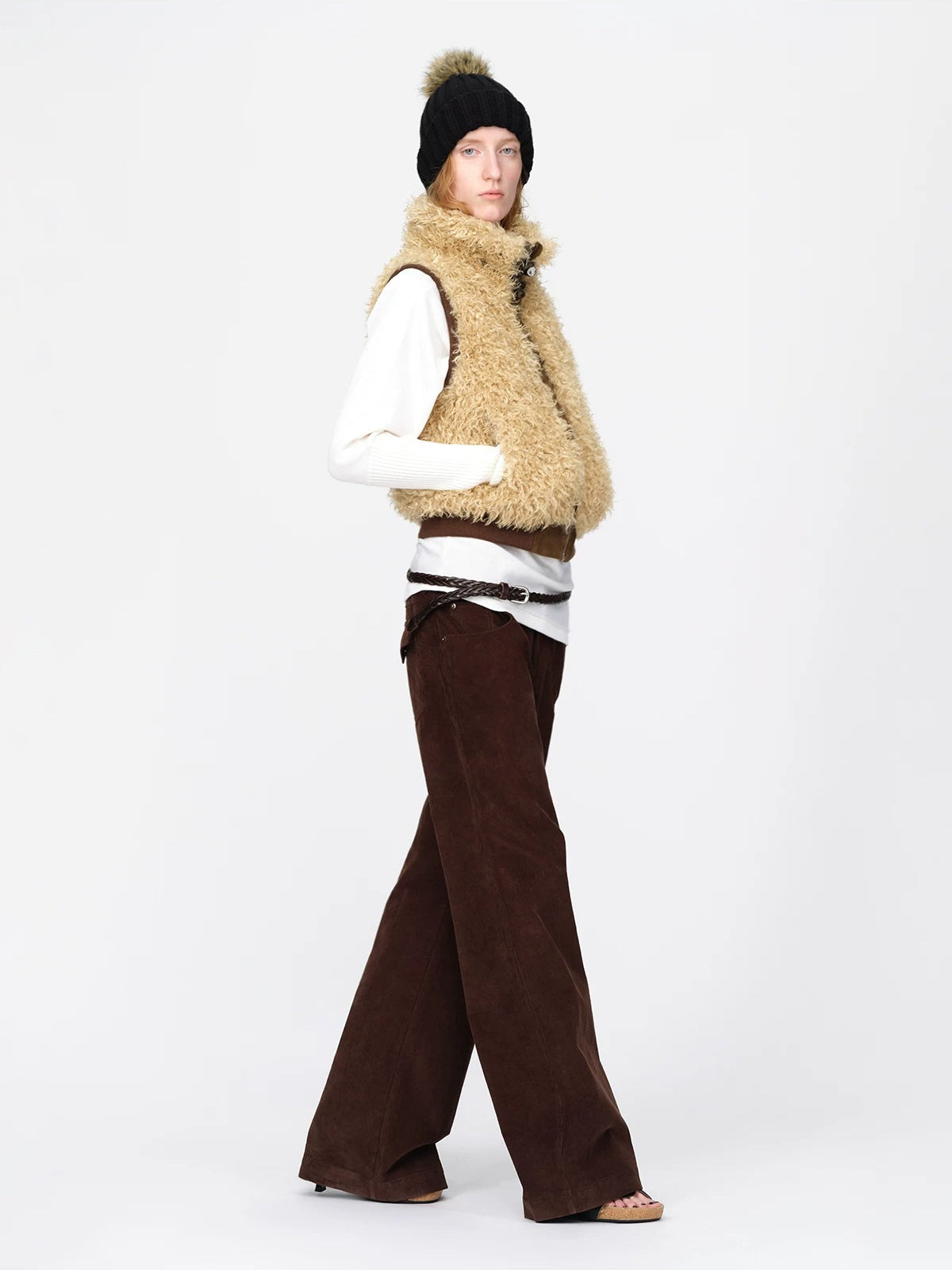Vintage Reversible Teddy Fur Vest