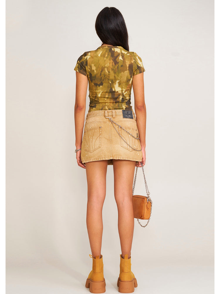 Vintage Hurricane Fade Body Tee Hurricane Camouflage