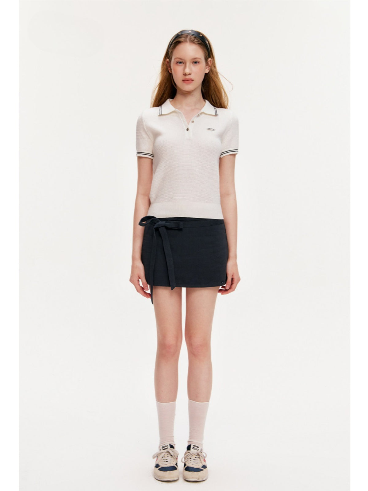 Bow Tie Mini Skirt
