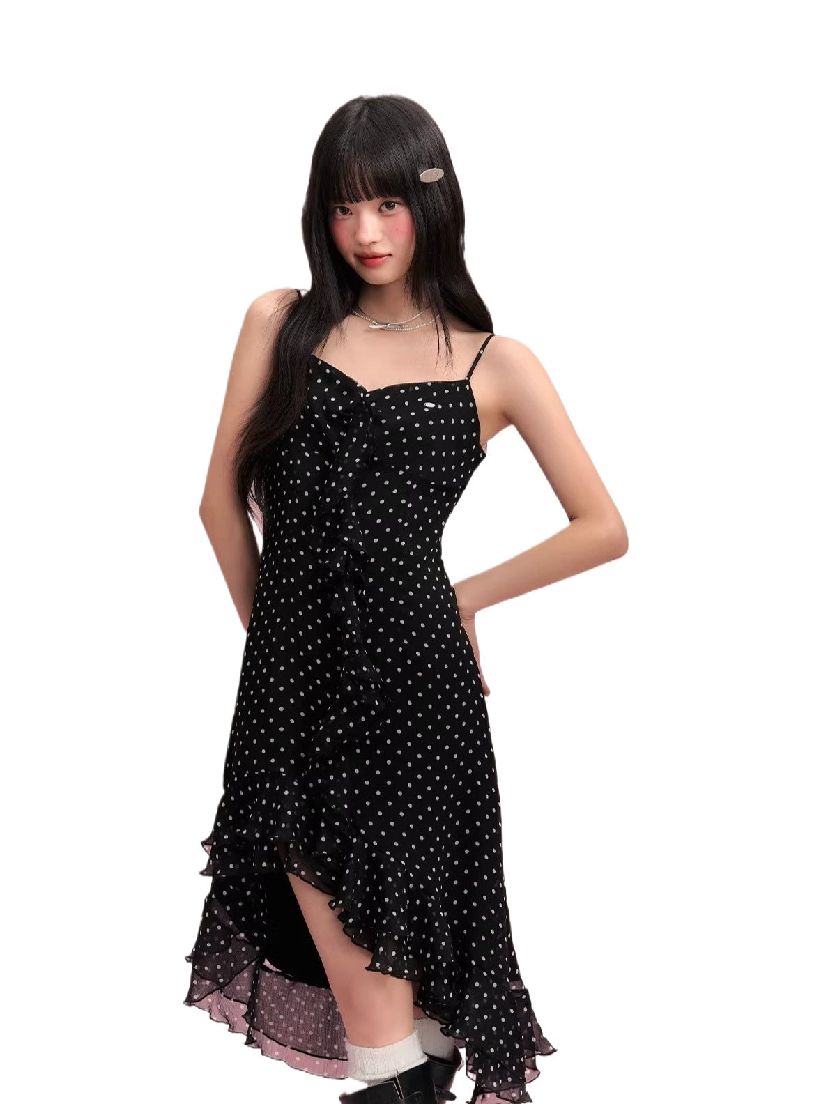 Polka Dot Ruffle Dress