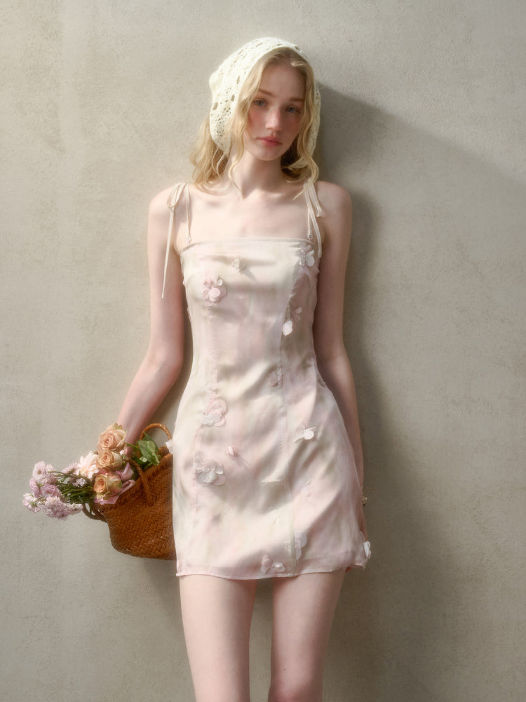 Romantic Moments in Pastel Island Long and Short Dress