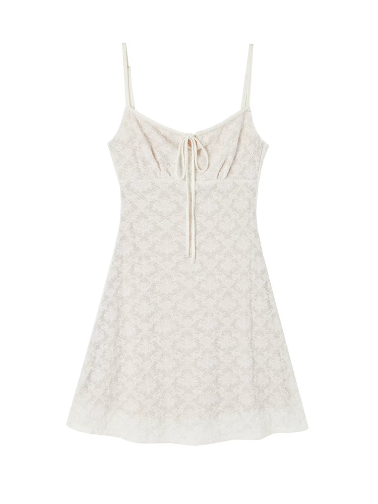 Jacquard Texture Slip Dress
