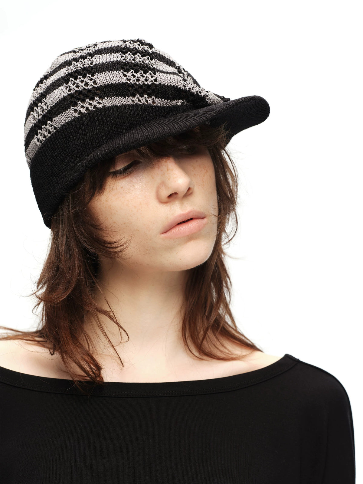 Striped Knit Cap