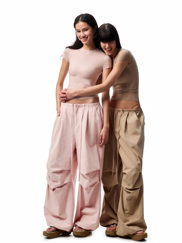 Basic Slim-Fit Solid-Color T-shirt