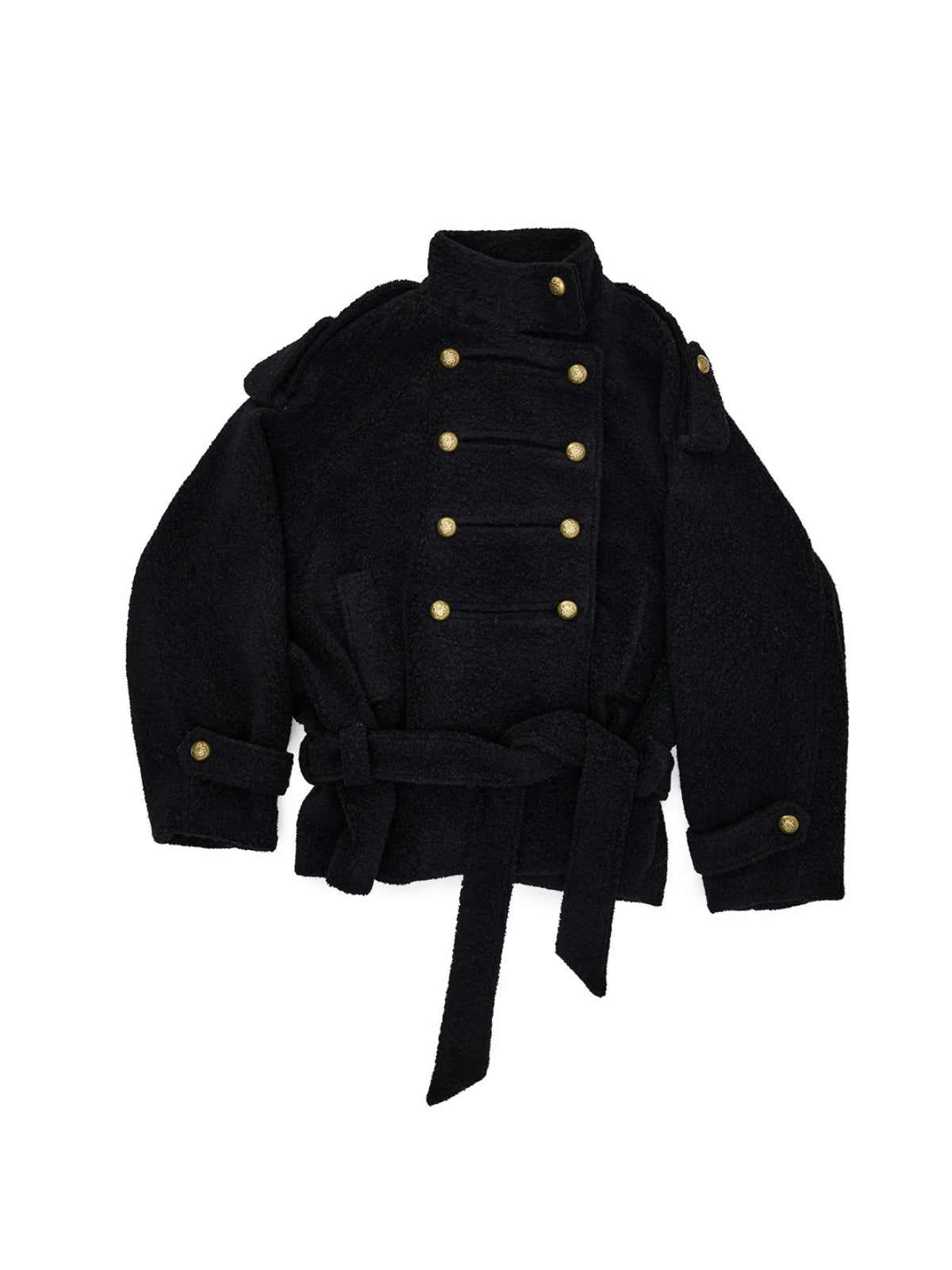 Napoleon Double Breasted Tweed Coat