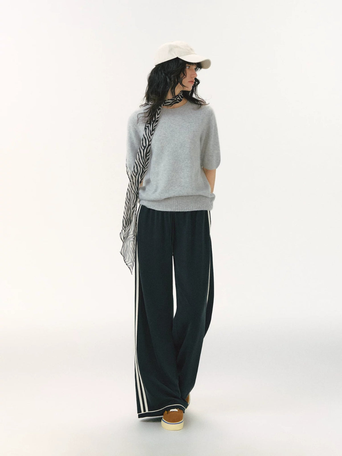 Silk Cashmere Brushed Sweater