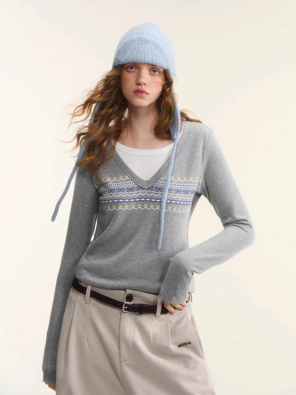 Fair Isle Two-Piece Tee