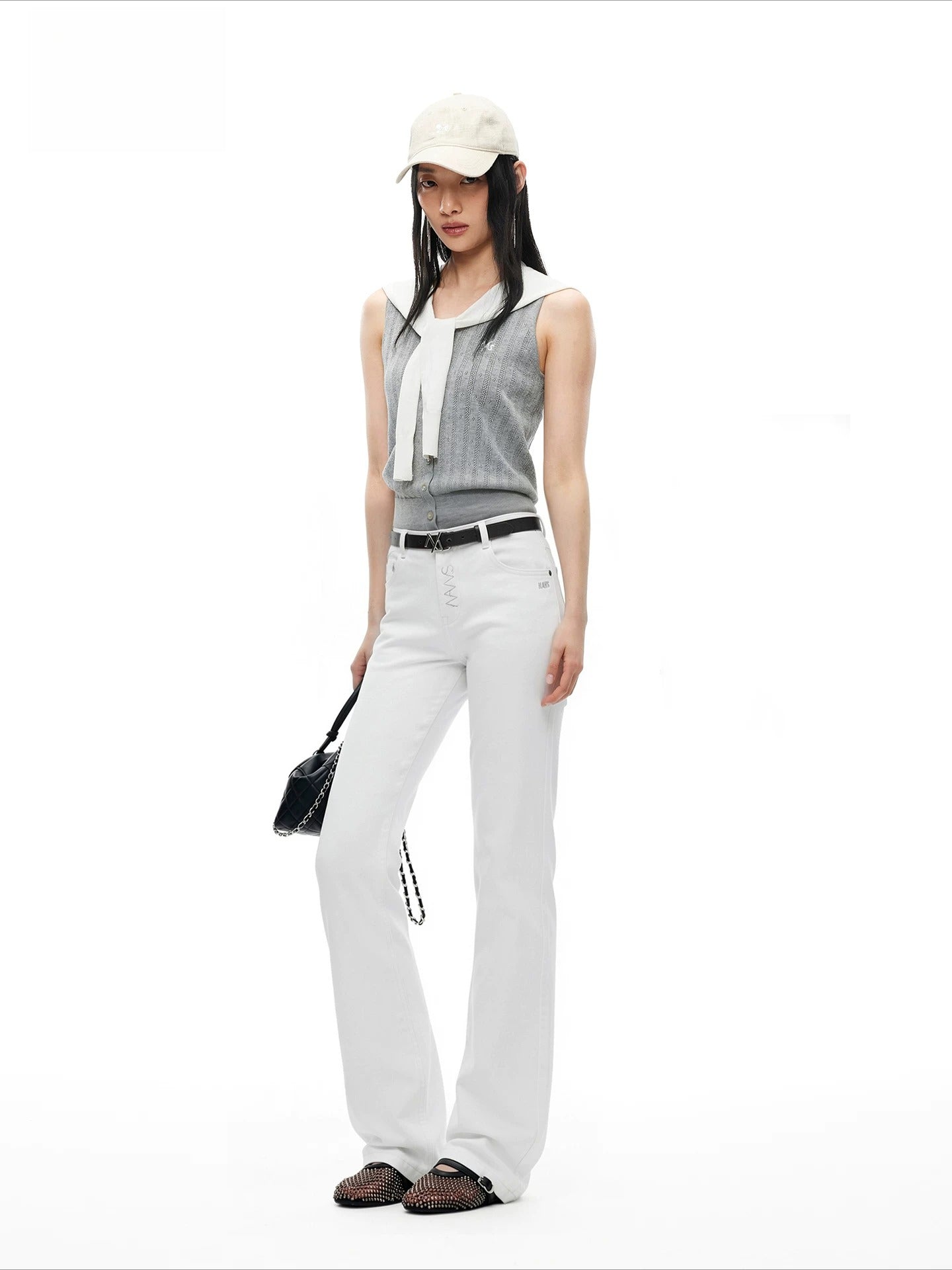 +5CM N4 Proportion Straight Jeans