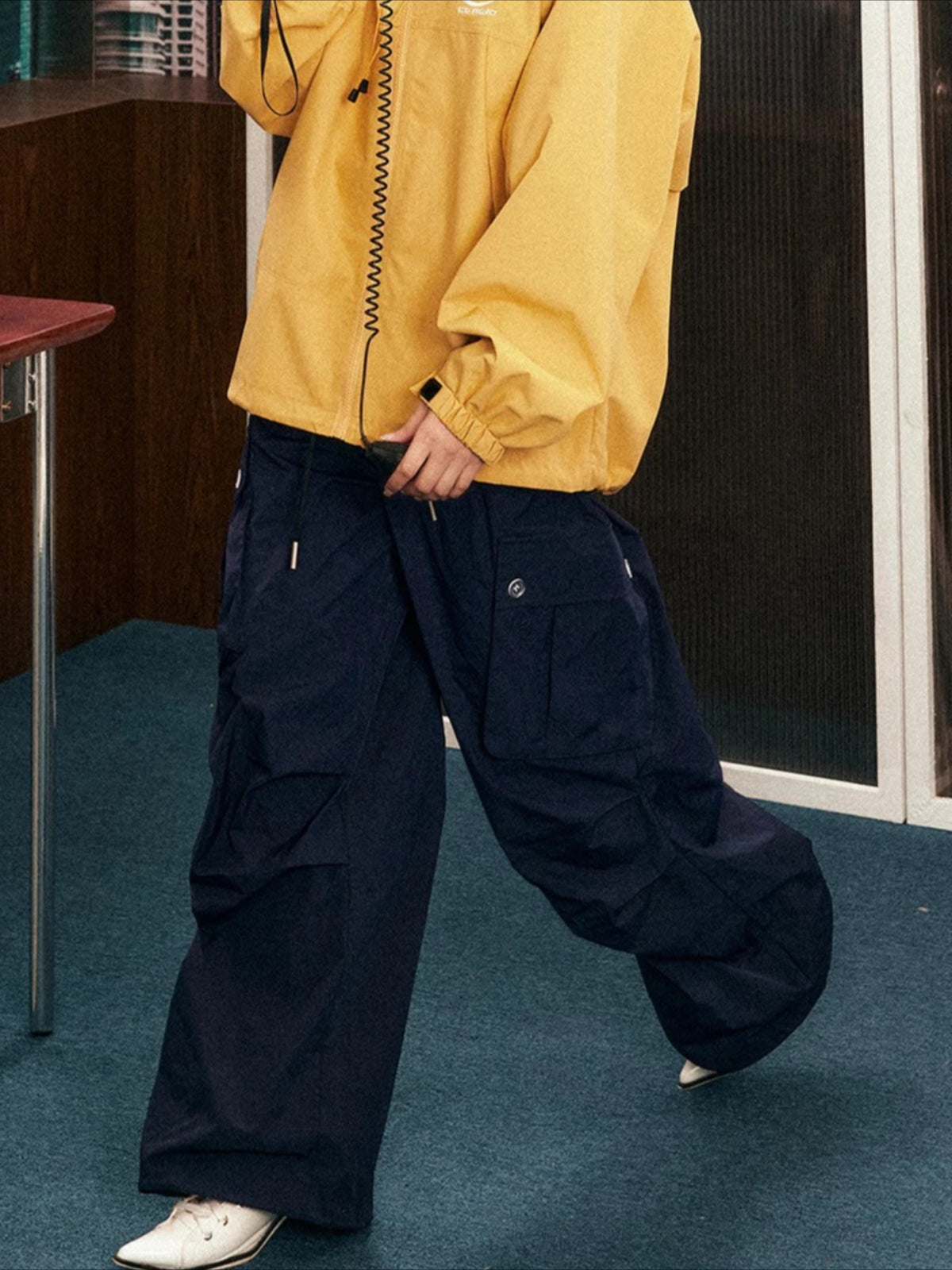 Retro Windbreaker Jacket