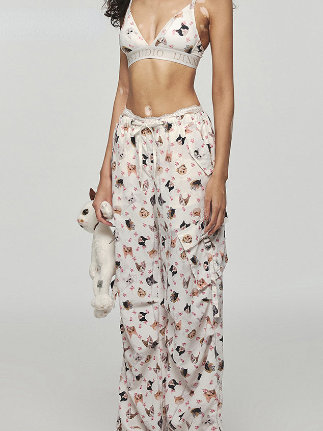 Utility Wide-Leg Pants