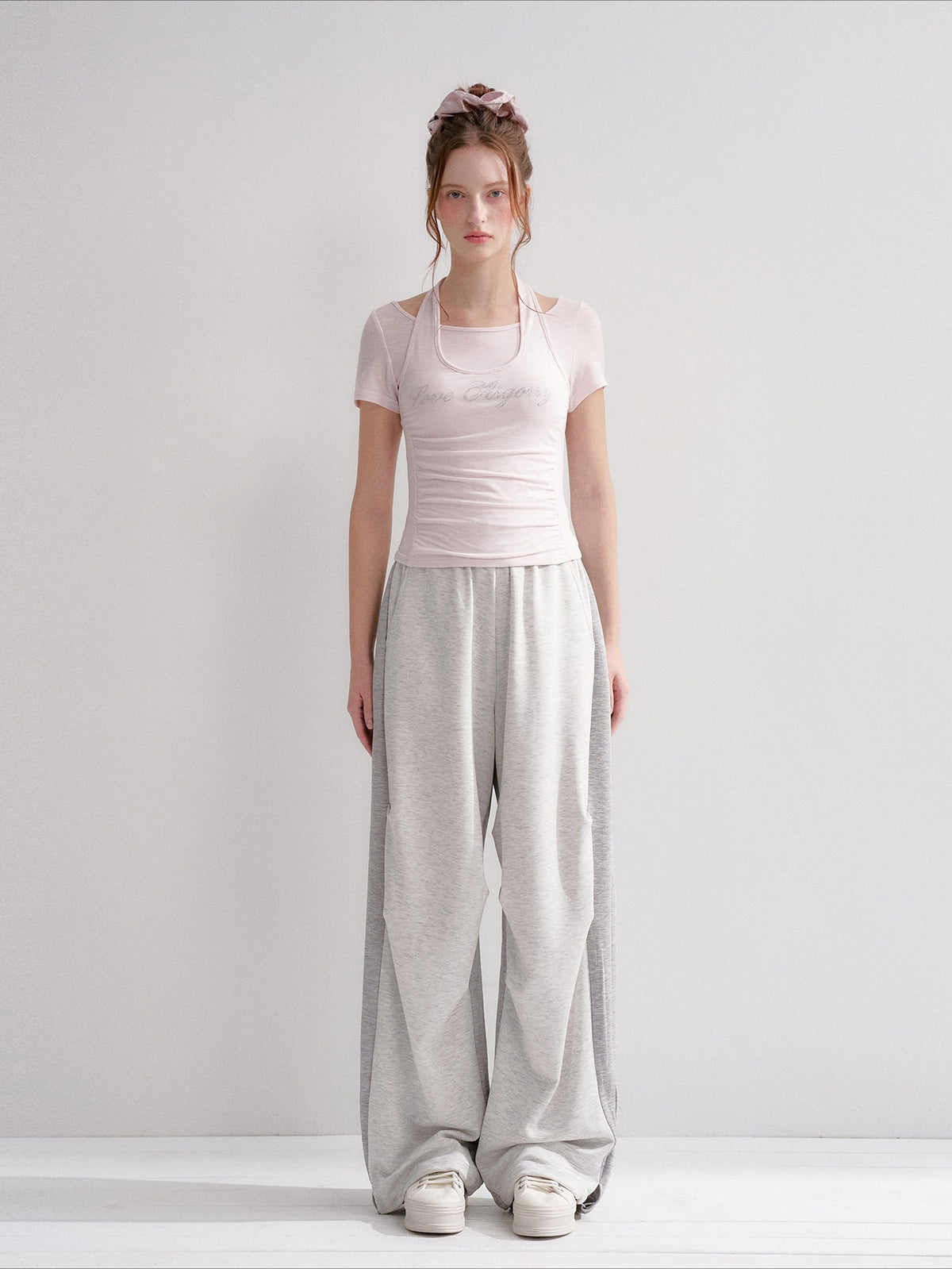 Layered Rhinestone T-shirt