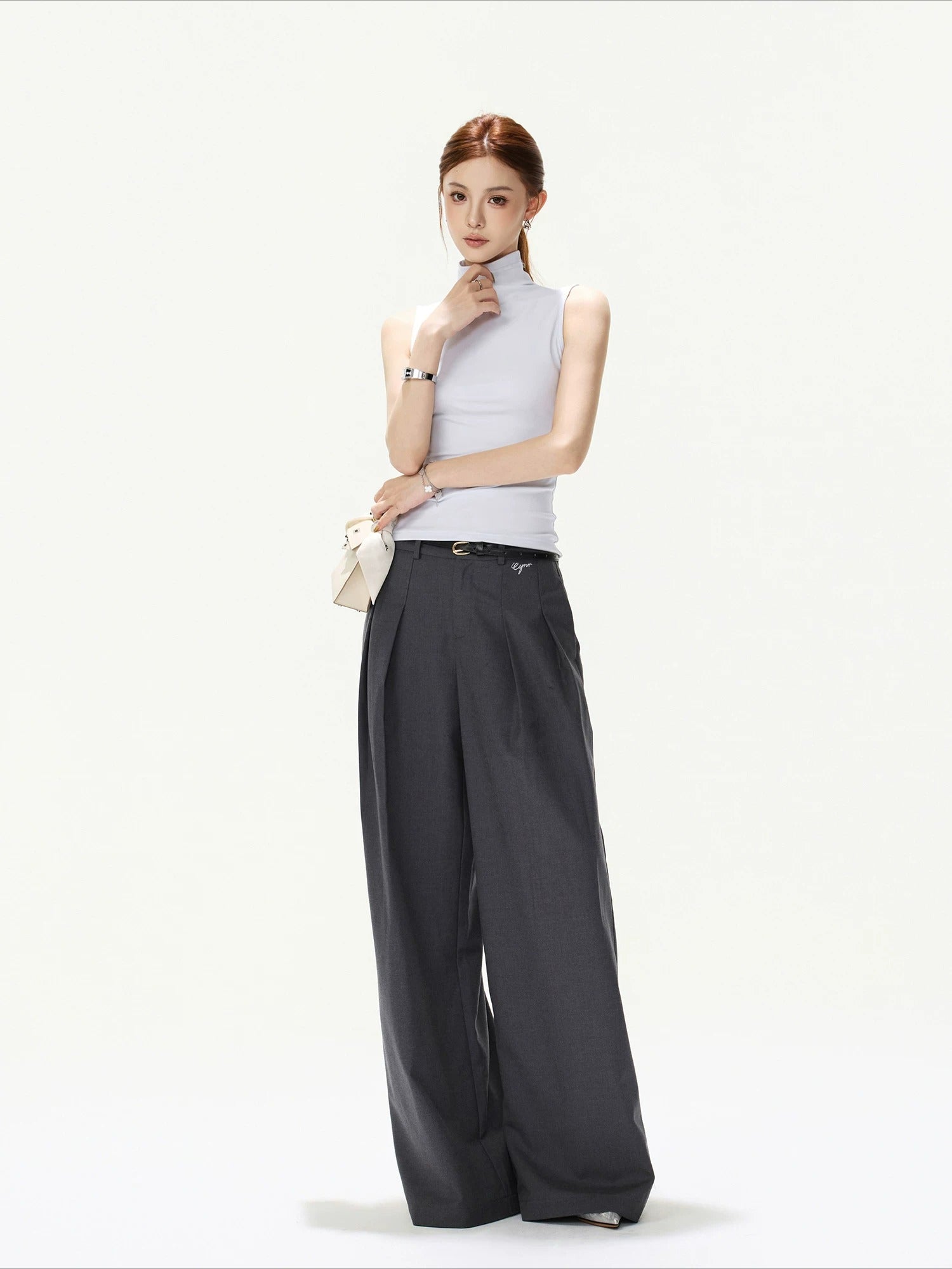 Mock Neck Knit Tank