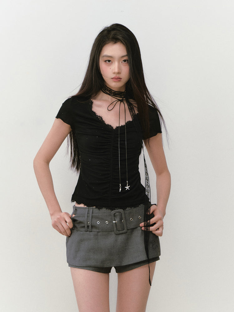 Starfish Series Lace String Necklace