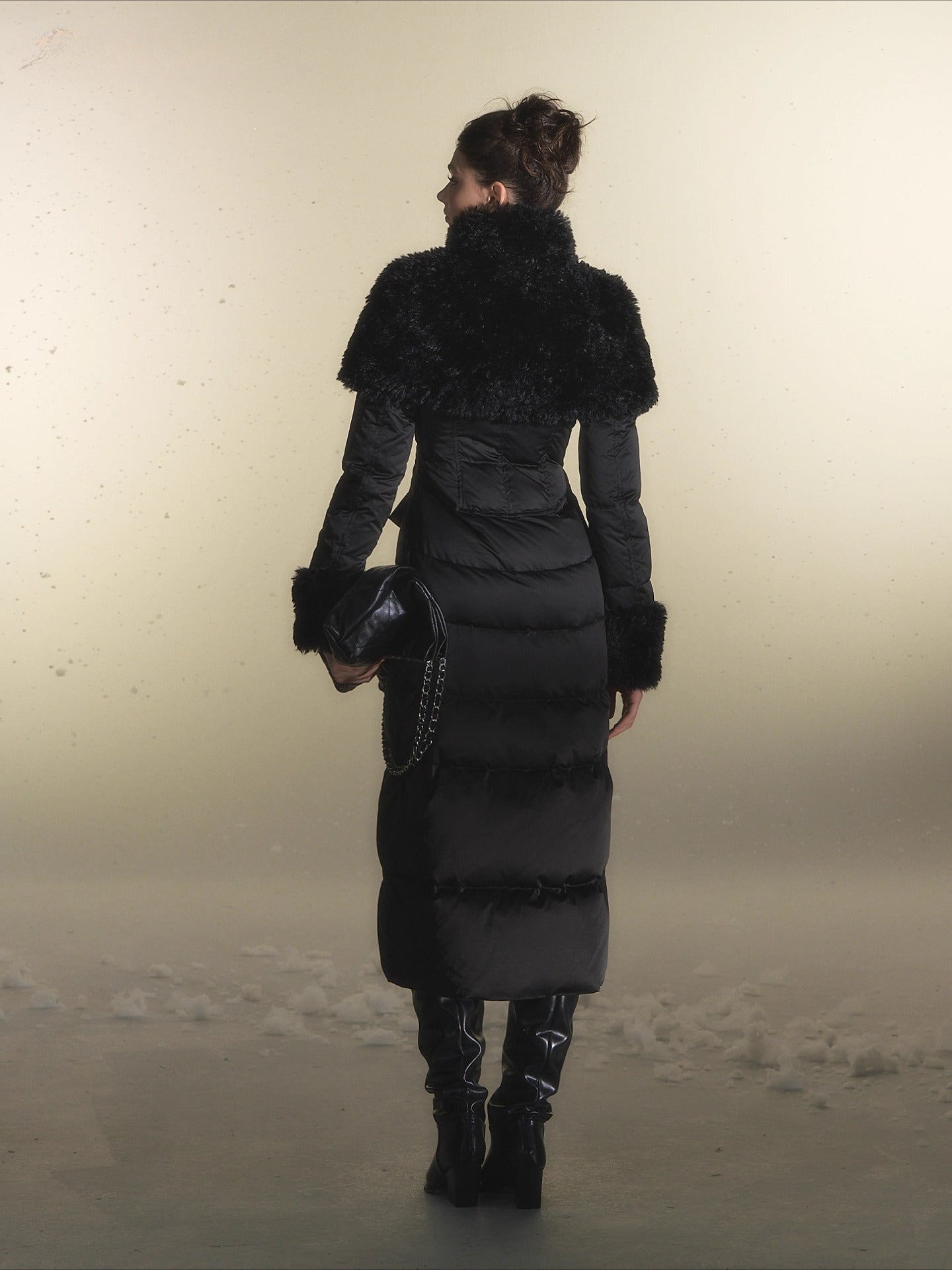 Cloak Style Eco-Friendly Fur Shawl