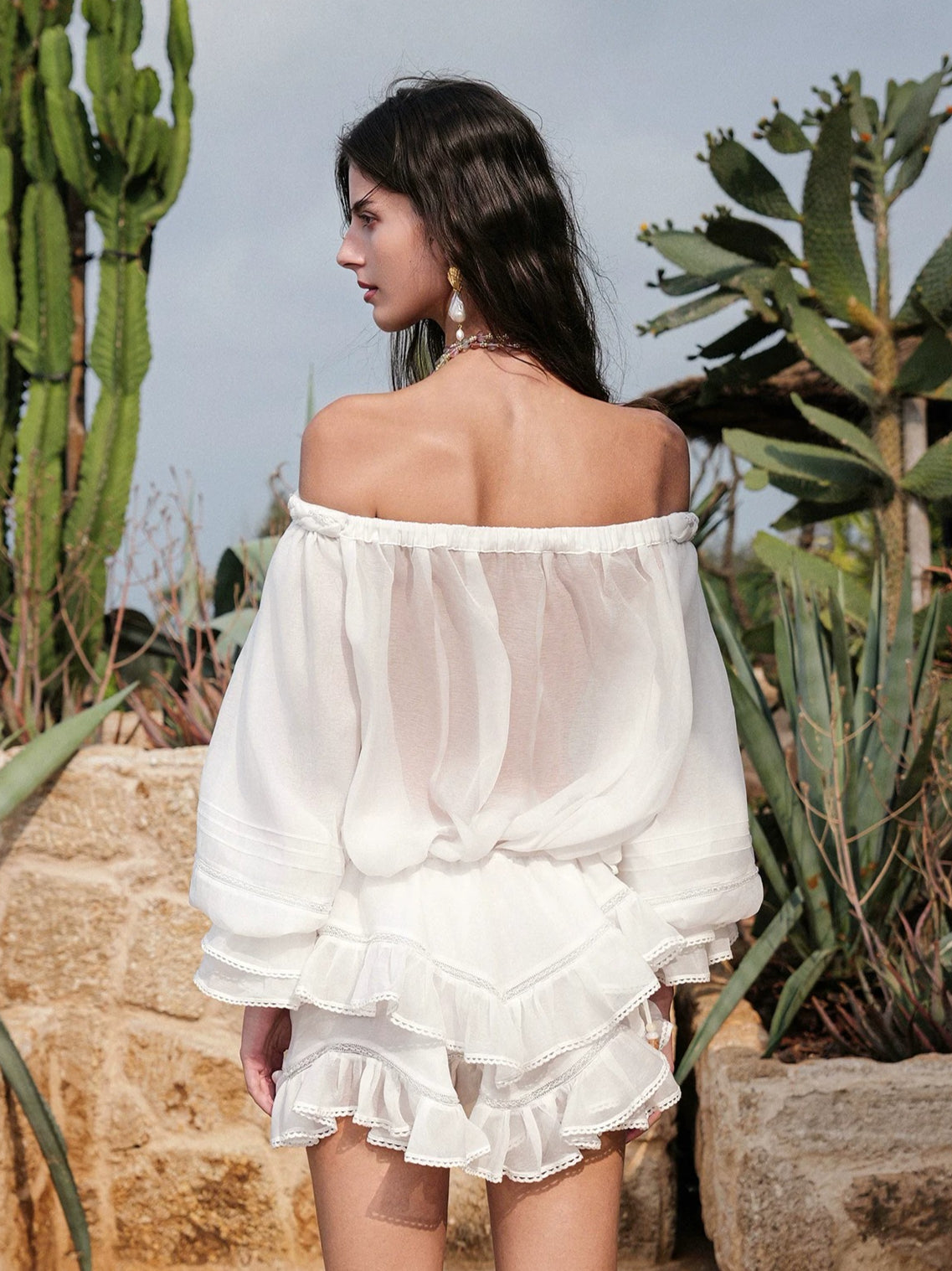 Venier Chiffon Playsuit