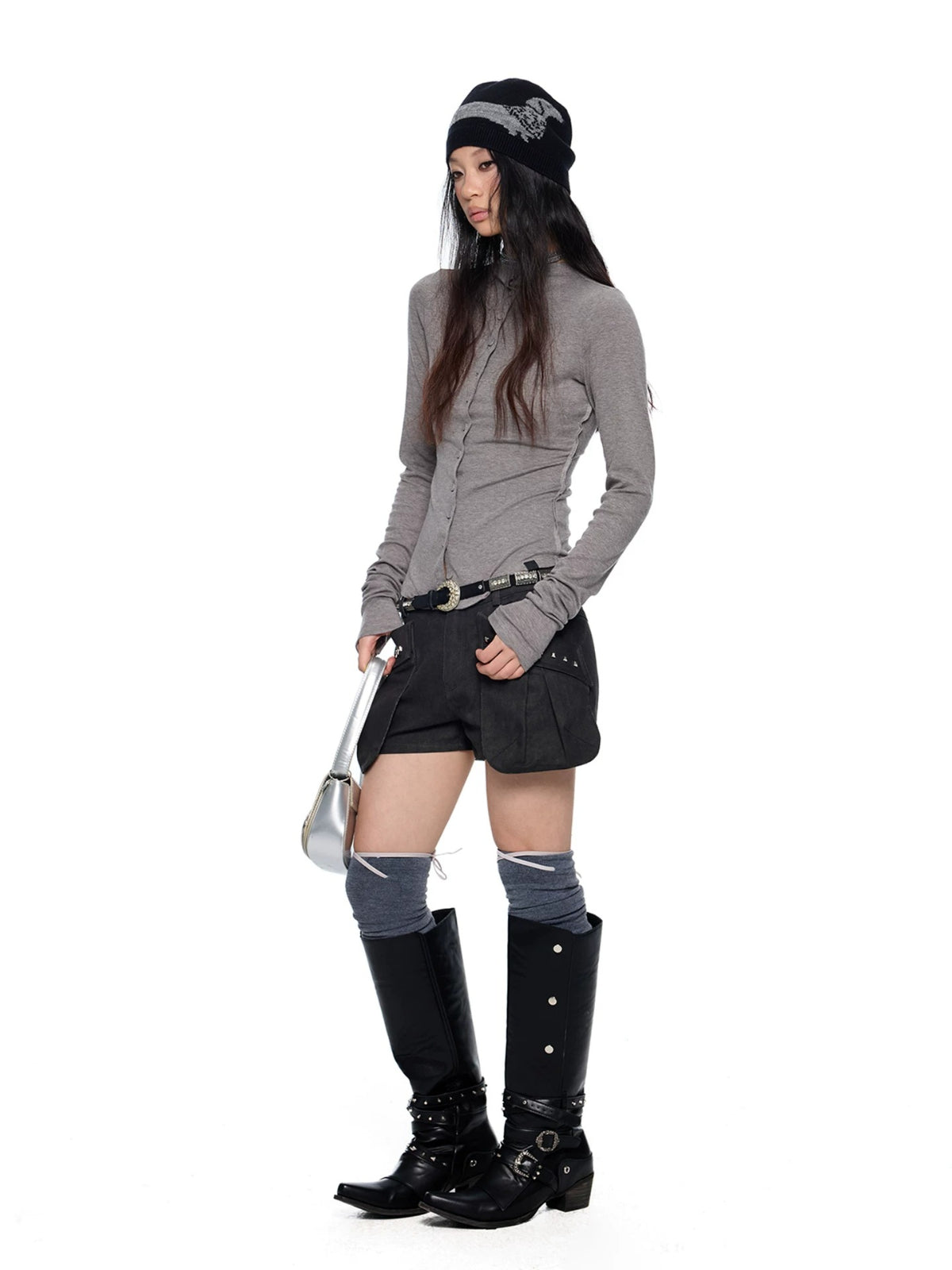Lightweight Ruched Long Sleeve Top