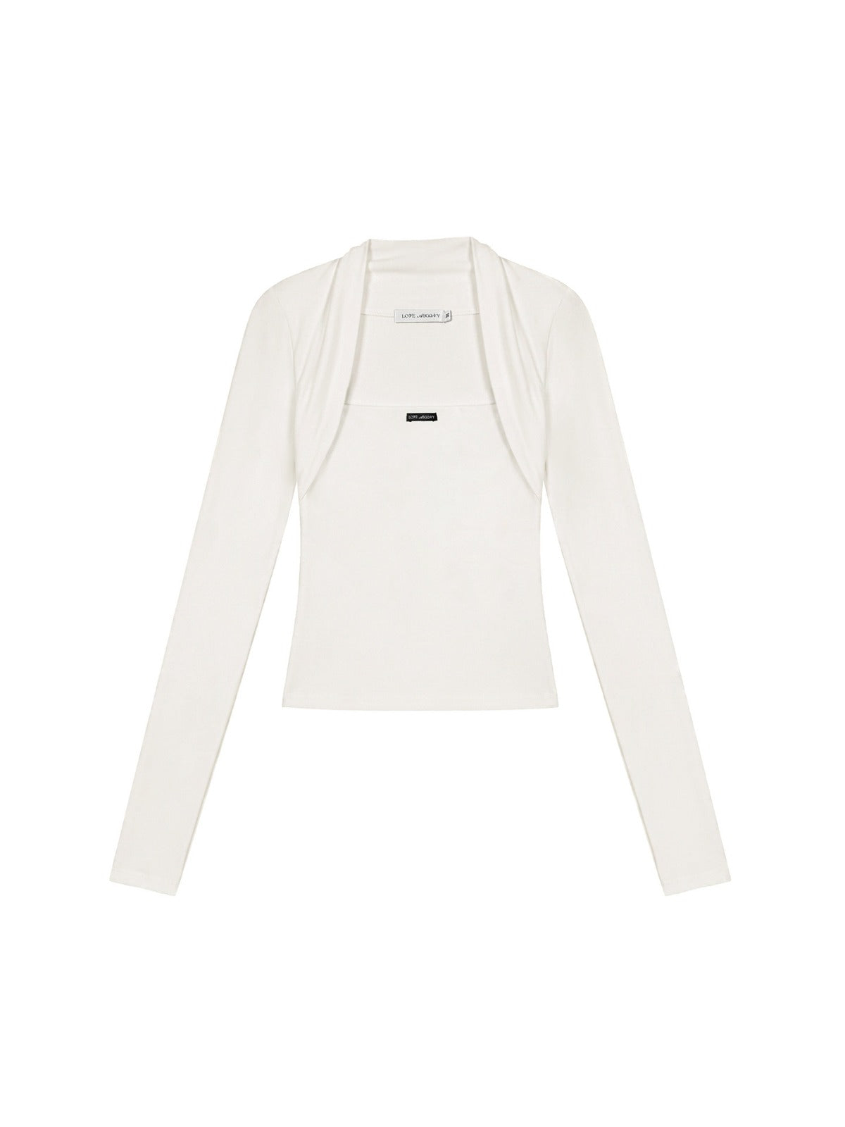 Layered Bolero Long Sleeve Top