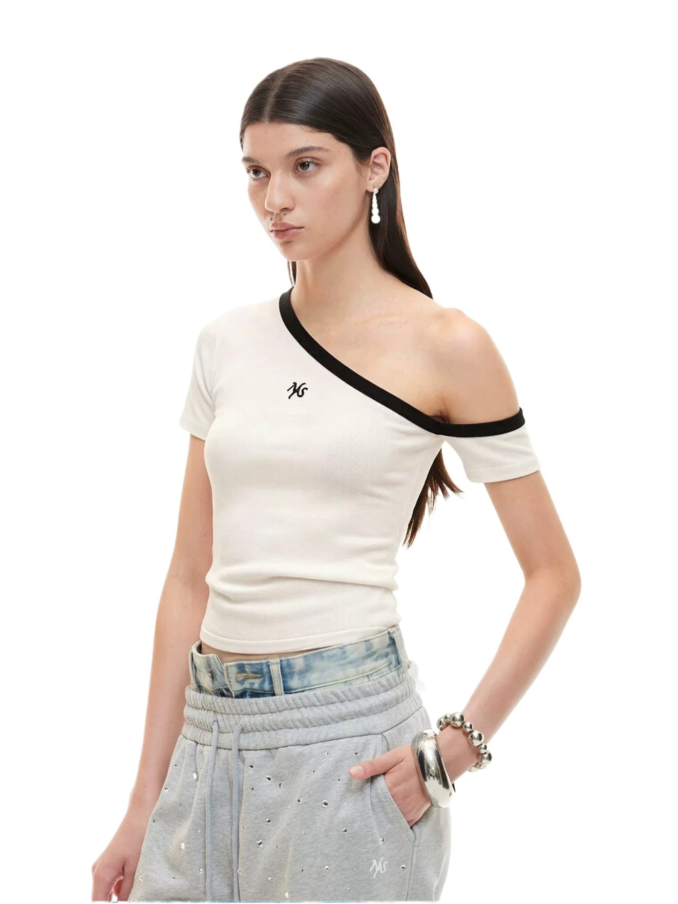 Asymmetric Sculpt Tee