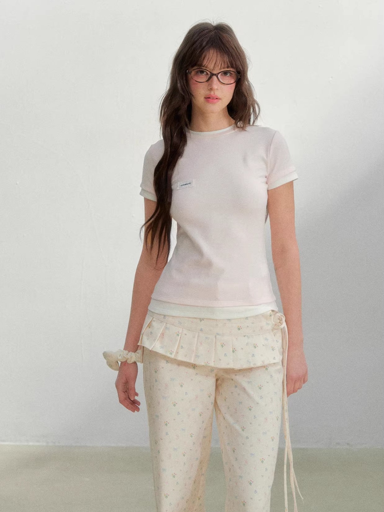 Contrast Slim Tee