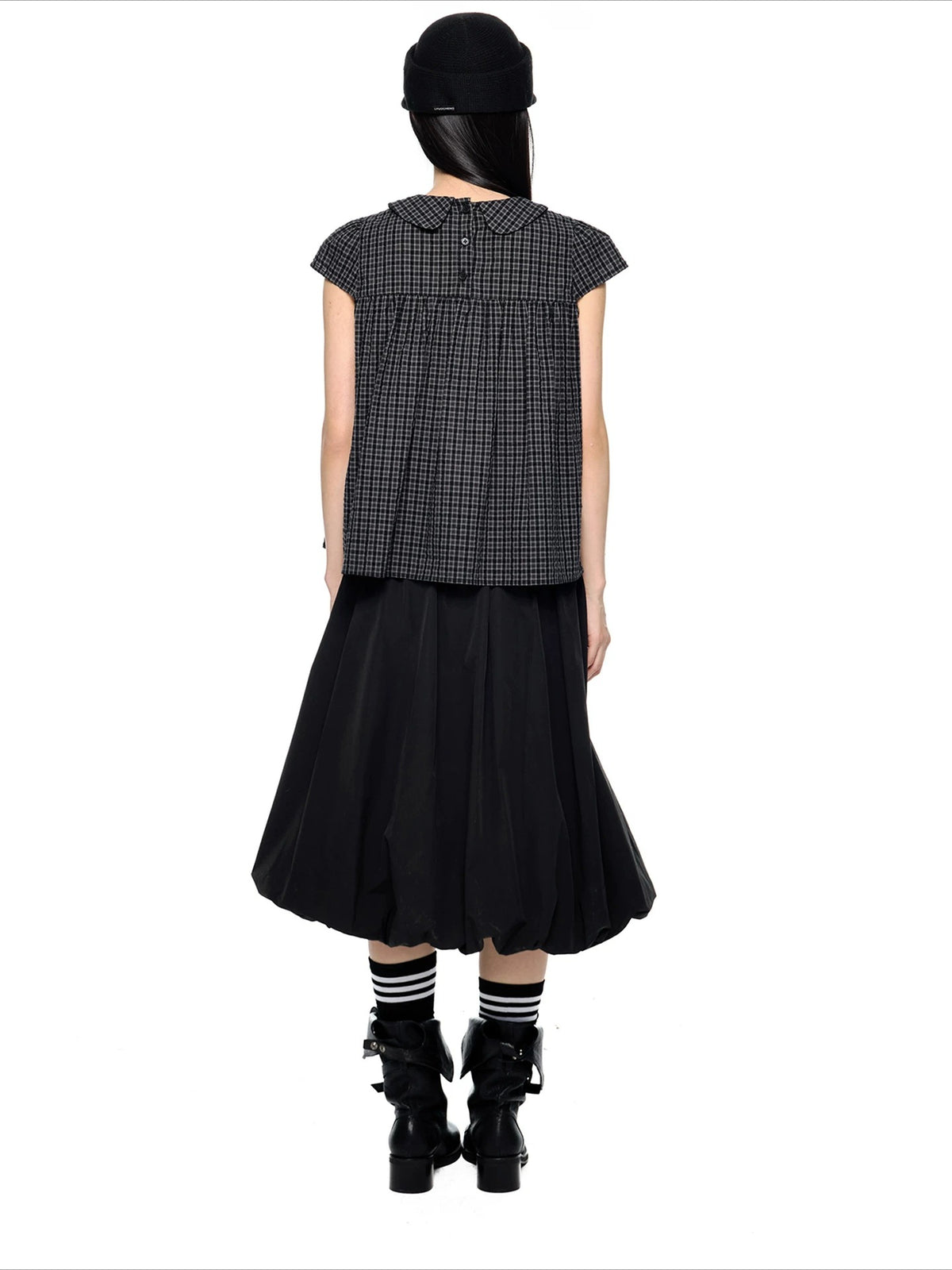 Plaid Peter Pan Dress