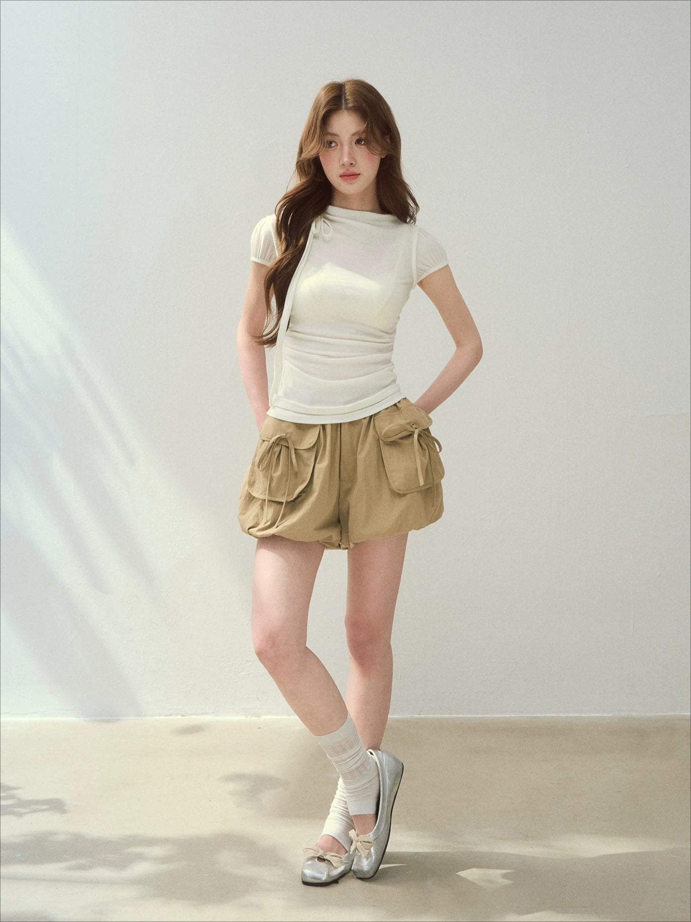Cloud Bubble Cargo Skort