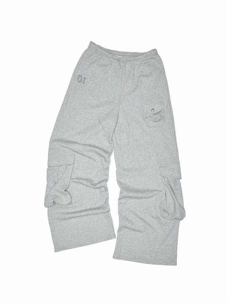 Solid Color Hoodie & Sweatpants Set