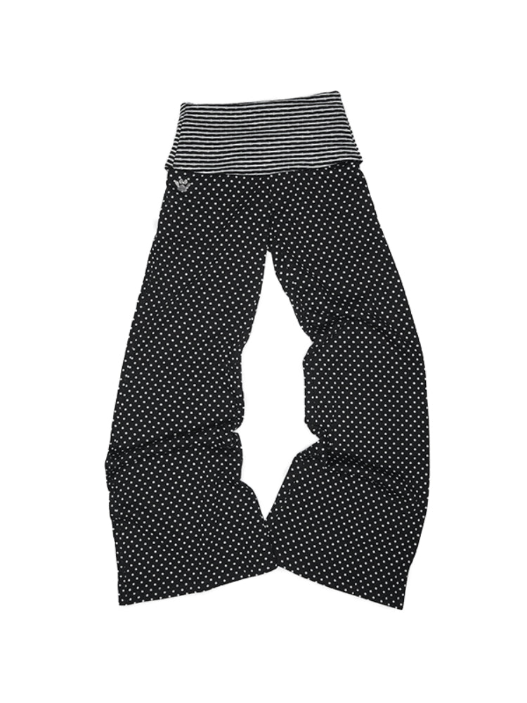 Polka Dot Stripe Double-Sided Tank Top & Pants Set