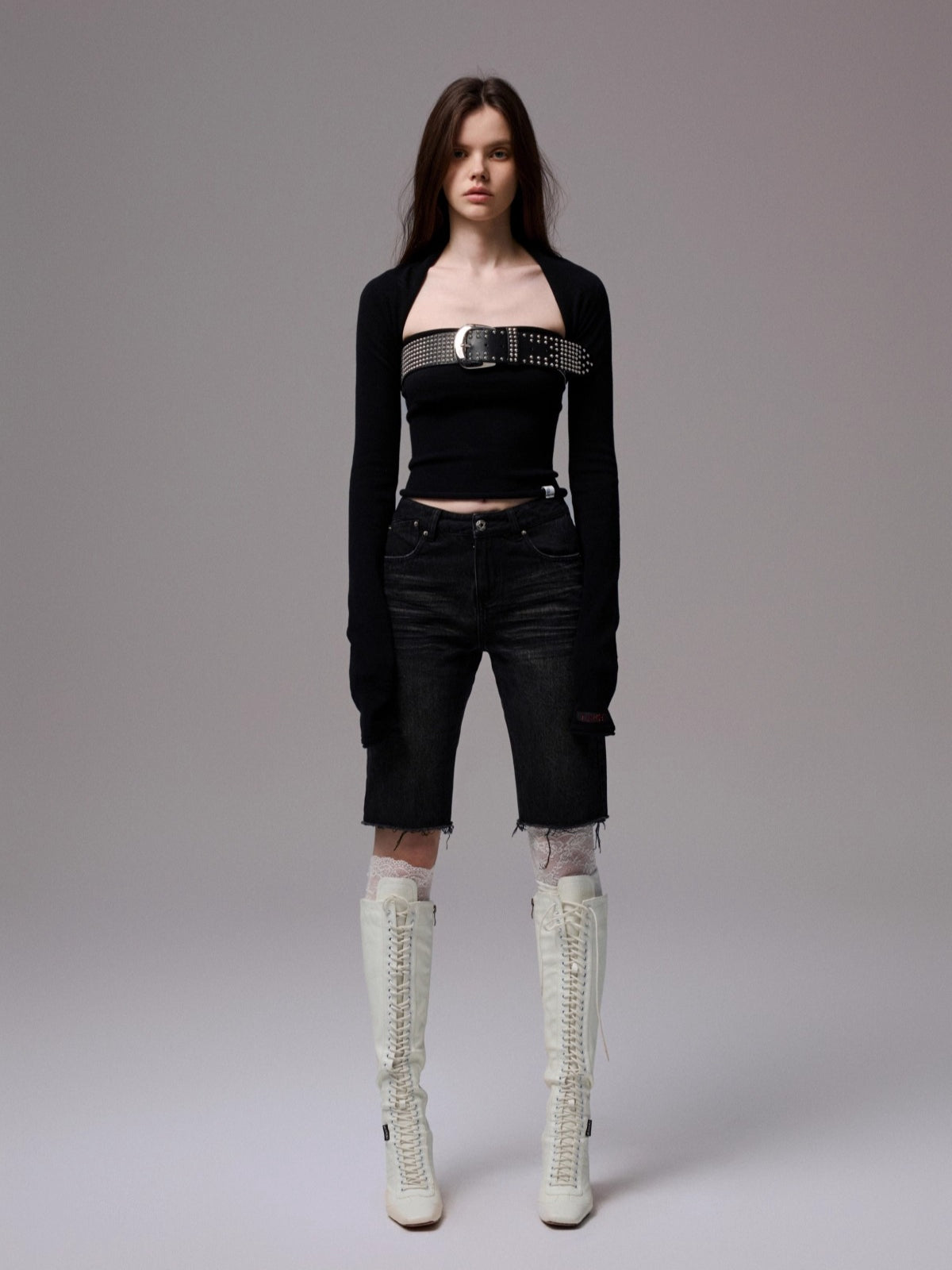 Solid Knit Two-way Set