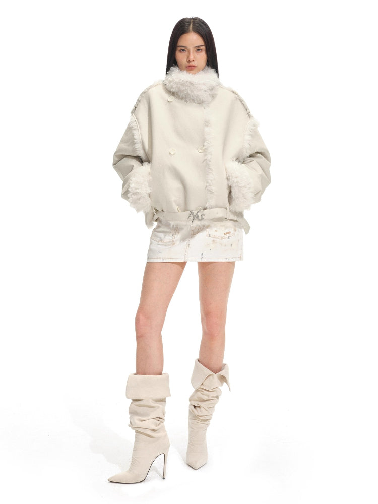 Will Faux Leather Shearling Jacket