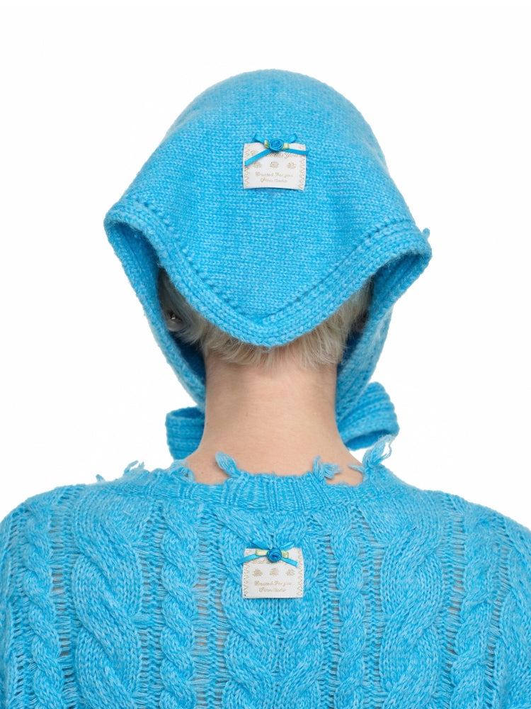 Cable Knit Cardigan & Skirt Set