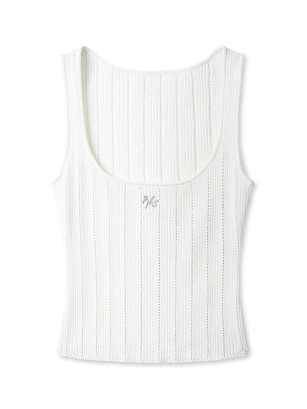 Cutout Ribbed Camisole