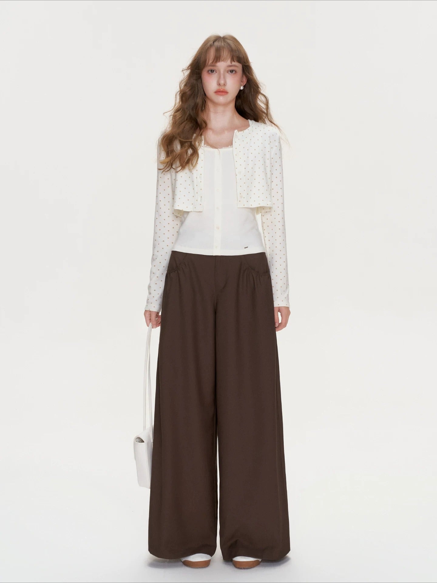 French Wide Leg Pants