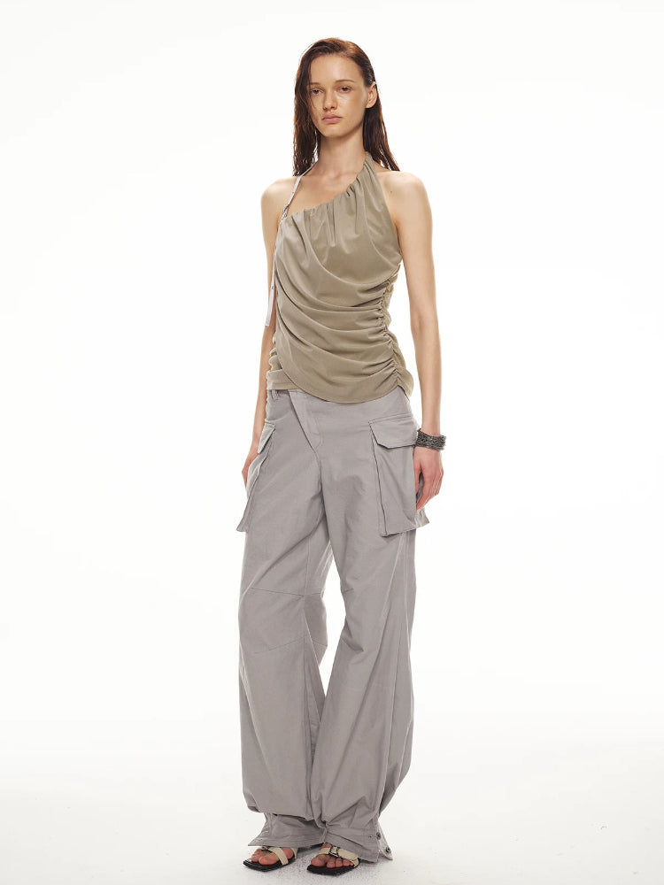Washed Utility Balloon Pants