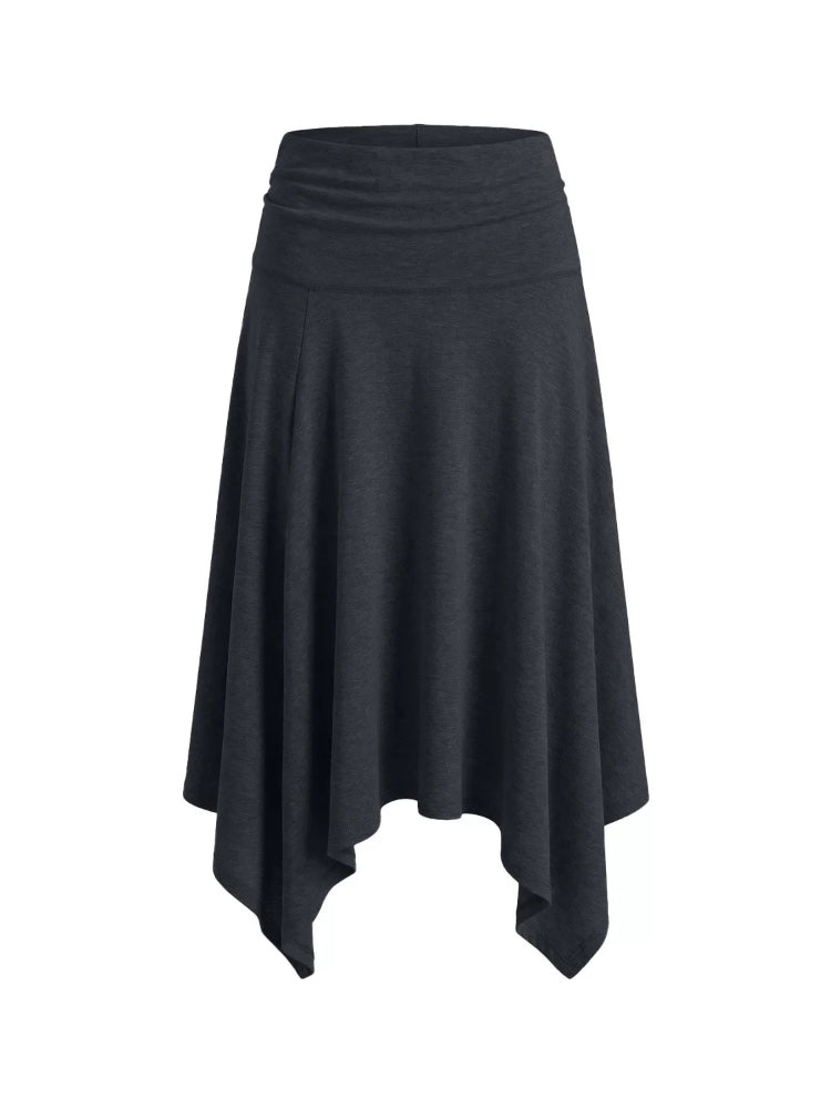 Draped Tie Top Skirt Set