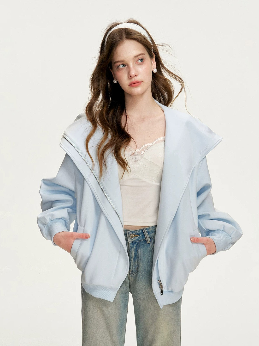 Oversized Zip Hoodie Jacket
