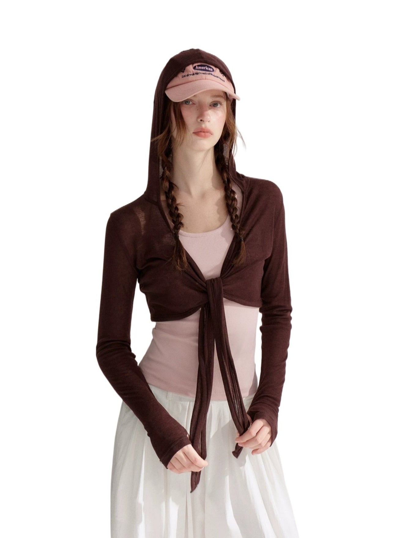 Sun Hooded Cover-up Set