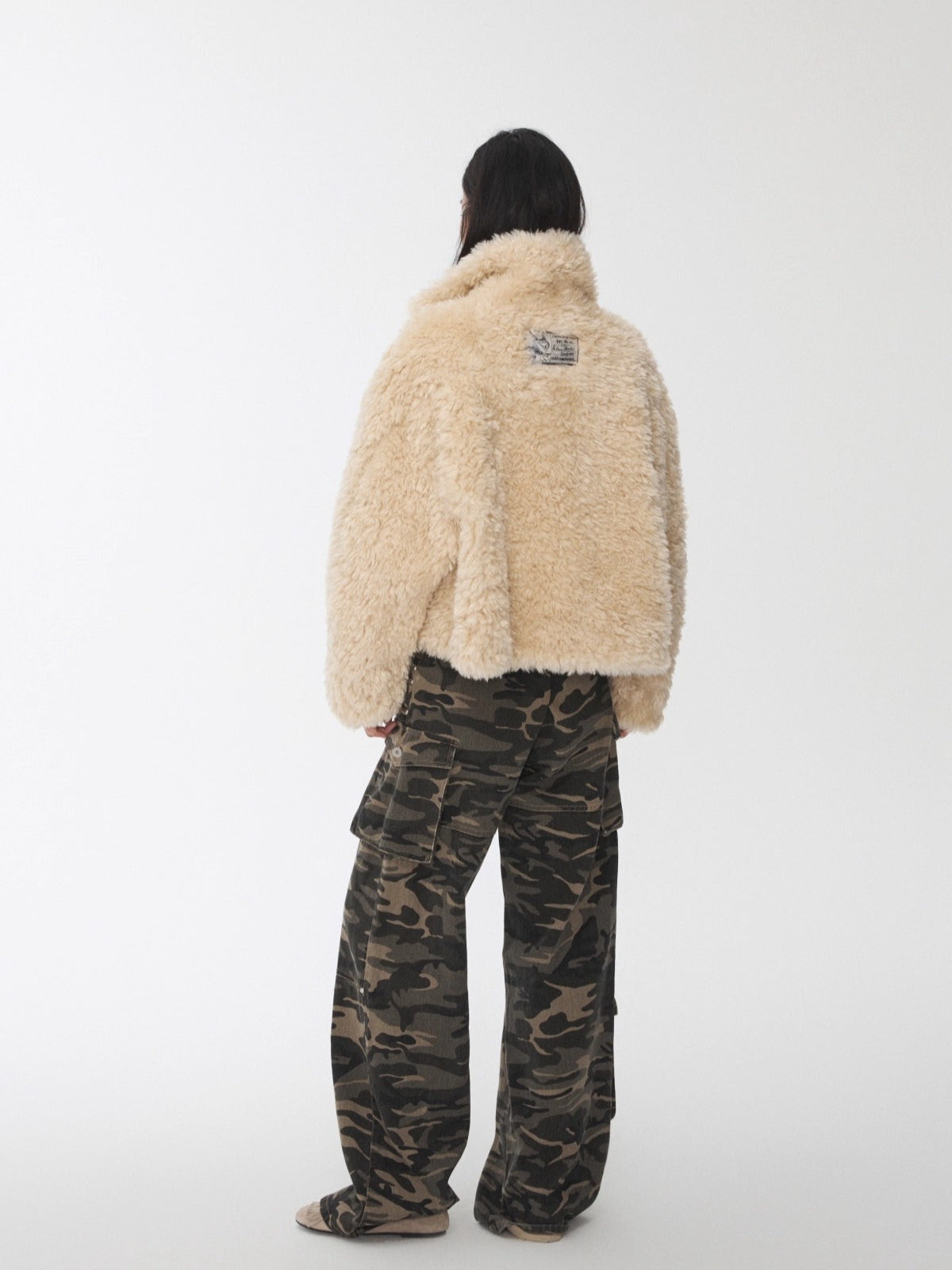 Reversible Shearling Suede Jacket