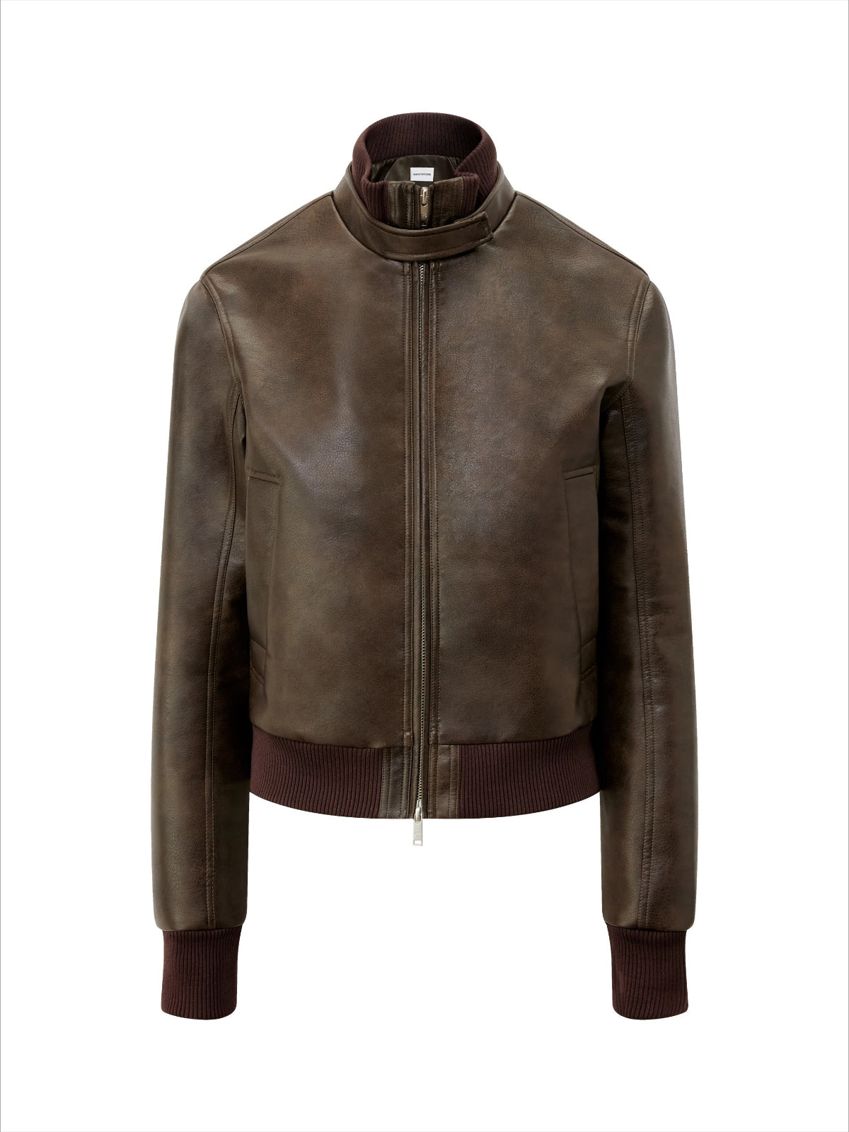 Matte PU Biker Jacket